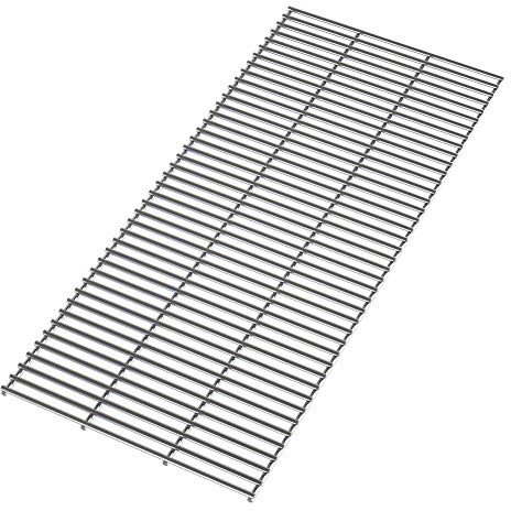 The Fellie BBQ Stainless Steel Grill Grate Replacement BBQ Heavy Duty 5mm Stainless Steel Cutable, Reusable Cooking Grates, 70x49cm