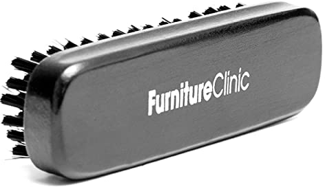 Furniture Clinic Soft Bristle Cleaning Brush - Used to Deep Clean Into the Grain of Fabric or Leather and Lift Dirt Easily Without Causing Damage