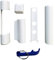 Siegenia Siegenia PVC-Fenster- und PVC-Kunststofftür-Abdeckkappen-Set EB, EL O, EL U, S, W KF, Weiß