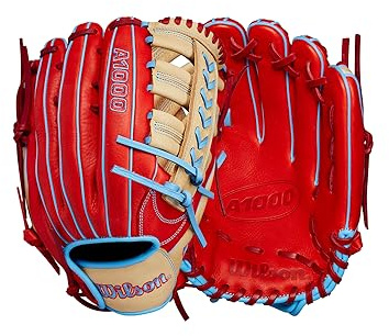 WILSON Unisex Adult A1000 1, Red/Blonde/Blue, 12.25 Inches