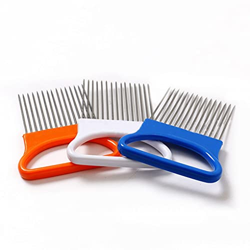 susiodeu Handheld Onion Tomato Potatoes Meat Needle Fork Safety Aid Holder Vegetables Chopping Slicer Accessories Color Random