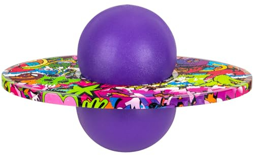Willingfun Pogo Ball for Kids, Pogo Stick Pogo Jumper for Boys and Girls Ages 6+, Up to 160 lbs, Gift for Kids, Toys for Boys and Girls, with Pump and Strong Grip Deck Purple