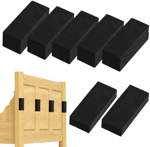 20pcs Butées de Tête de Lit pour Mur, 10pcs de 2cm + 10pcs de 0,3cm d'Épaisseur Mousse EVA Protection Murale de Tête de Lit Anti Bruit Tete de Lit Pare Choc Mural de Lit Butée de Canapé