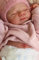 Anano Bebe Reborn Silicona Blanda Cuerpo Completo 45cm Muñecas De Silicone Platino Reales Bebé Reborn Toddler Realista Lavable Y Articulado (Cuerpo de Silicona Ropa Rosa con Sombrero)