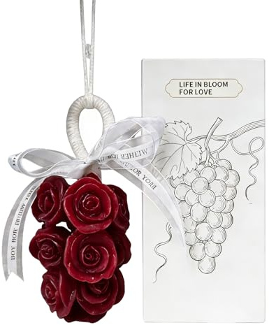Bouquet de savons parfumés à la rose en cristal faits à la main, savon à la rose en cristal sur une corde, pétales de bain, pour se laver les mains et rafraîchir l'air (2)