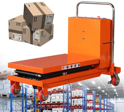Sollevatore idraulico per merci pesanti elettrico manuale per magazzini e mercati Carrello elevatore idraulico a forbice per movimentazione efficiente dei materiali