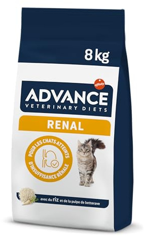 Advance Veterinary Diets Renal Failure, Pienso para Gatos con Insuficiencia renal crónica, 8kg, 1 unidad
