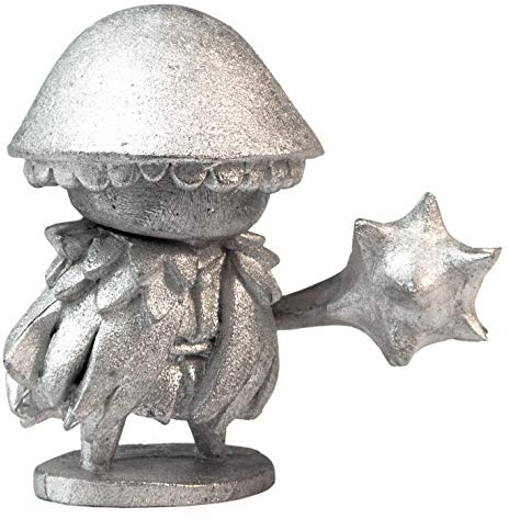 Stonehaven Miniatures Mushroom with Sweetgum Mace Miniature Figure, 24mm - 100% Pewter Metal - for 28mm Scale Table Top War Games - Designed & Made in USA