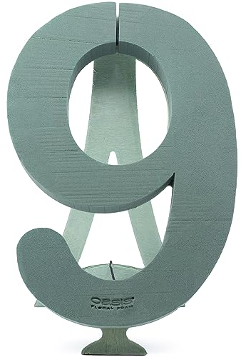 Flowerbox Oasis Steckschaum Bioline Ziffer 9 40cm Steckmasse Steckschwamm