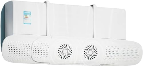 Air Outlet Guide Plate, Wall Mounted Air Conditioner Split Air Conditioner Guide Plate, Air Conditioner Baffle to Prevent Direct Blowing, Multi-Angle Retractable Household Windshield