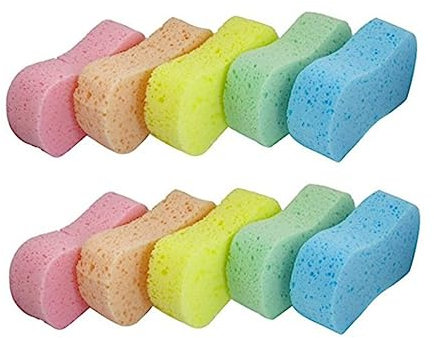 FELTECHELECTR 10stücke Knochendesign Autowaschschwamm Hochdicht Und Porös Zum Polieren Und Waschen Von Autos Fahrrädern Und Haushaltsgegenständen Wiederverwendbar Und Saugfähig