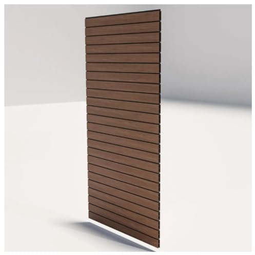 HORI Rhombus-Style WPC Sichtschutz | Stecksystem | Zaun | Garten | Gartenzaun | Lamellenzaun | Windschutz | Zaunelemente I 90 x 180 cm I Braun