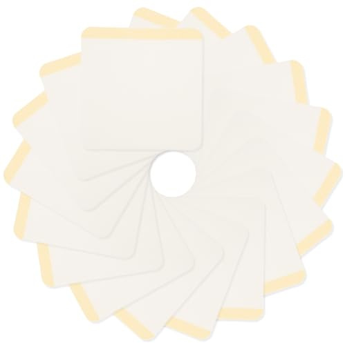 Ciieeo Parches Adhesivos No Tejidos para Ombligo Ñiño, 100 Unidades, Tamaño 8x8 Cm, Transpirables y Elásticos, Protección para Cuidado del Cordón Umbilical, Uso Sanitario y Baño