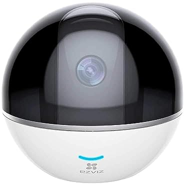 EZVIZ C6T Caméra Surveillance WiFi Intérieure 1080P, Camera ip Wi-Fi & Ethernet 360 ° Pan/Tilt, Vision Nocturne, Suivi de Mouvement Intelligent, Audio Bidirectionnel, Mode Vie Privé Noir