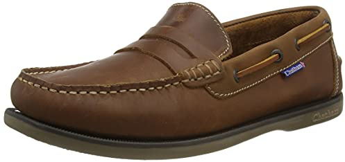 Chatham Men's Shanklin Boat Shoe, Tan, 9 UK