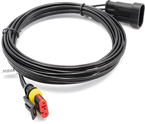vhbw Niederspannungskabel Transformator Kabel kompatibel mit Husqvarna Automower 105, 310, 315, 315X, 320, 330X, 420, 430X Mähroboter, Rasenmäher, 3m