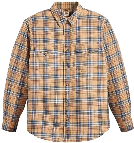 Levi's Herren Relaxed Fit Western Hemd, Krishan Plaid Lark, Mehrfarbig, XL
