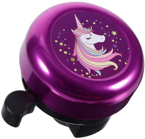 Warmhm Bike Bicycle Bell Horn Unicorn Bike Bell Cartoon Handlebar Cute Cartoon Ringer Mountain Cycling for Kids Girls Boys Accessories