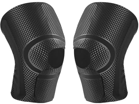 TSMORY Rodillera elástica con estabilizadores ajustables, rótula para mujeres y hombres, fitness, correr, lesiones, protección de rodilla para deportes