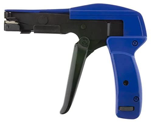 SeKi 17415 Kabelbinderzange Spannwerkzeug Einstellbarer Spannkraft zum Spannen und Schneiden passt für Kabelbinder von 2,2mm bis 4,8mm