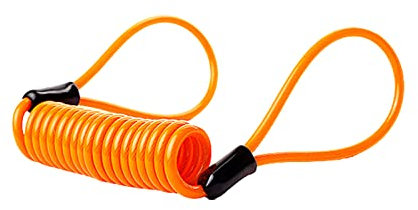 Security Reminder Rope Durable Lock Reminder Cable Antitheft Disc Lock Reminder for Airport Train Station Hotel Library Garage Parking Lot