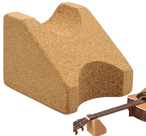 Gitarrenhalsstütze, Gitarren Halsstütze Stützkissen Halsstütze aus Kork Gitarre Reparatur Werkzeug Pflege Saitenwechsel Reparatur Reinigungswerkzeug