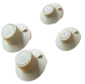 AMSLSIU 4 Pieces Laptop Stand Cooling Suction Cup Pad Leg Holder Non-Slide Cooler Feet Computer Accessories for Office