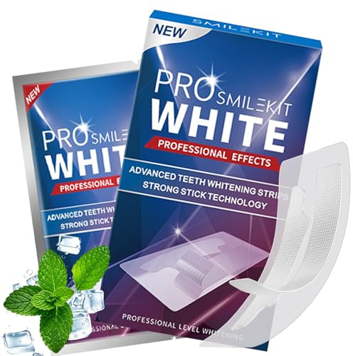 28 Piezas Teeth Whitening Strips, Tiras Blanqueador De Dientes Con, Refresca Respiración, Teeth Whitening, Blanqueador De Dientes Para Viajes