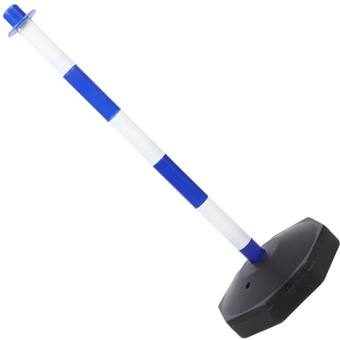 POPETPOP Poteau de Sécurité en Plastique à Eau Rechargeable pour Usage Extérieur, Guidage des Conducteurs et Prévention des Collisions, pour Signalisation Routière