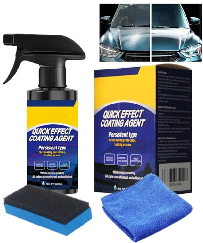 Spray Impermeabilizante Para Coche - Restaurador De Brillo Con Recubrimiento | 120ml Hidrofóbico Toalla,Para Sedán Camionetas Monovolumen Mantenimiento