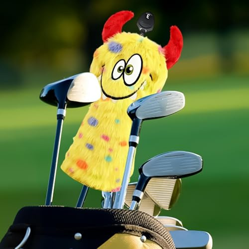 Golfhuvudbonad - plyschleksak, 30 x 16 cm Fairway träskydd mjuk stoppning | Rolig design reptålig huvudbonad, roligt skyddsfodral för golfbanor, Dri