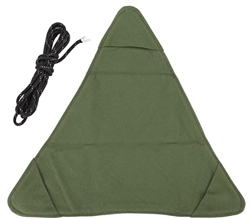 BAFOVY Stativpallsduk, Canvas Triangelduk Bärbar Hopfällbar Sitsbyte med Långa Sladdar, Reptålig Stalldesign för Camping Fiske Vandringsresor (#1)