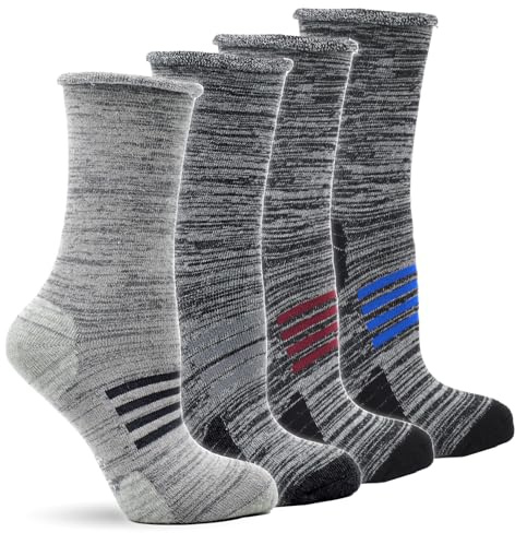 Frostfighter Herren Thermosocken ohne Gummi (6x Paar) Wintersocken Baumwolle Ski Vollfrottee Innenfutter (39-42)