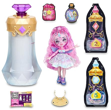 Magic Mixies Muñeca Magic Pixlings, Juego de pociones mágicas con Ingredientes, muñeca Unicornio o Ciervo, envío Modelo Aleatorio, Juguete para niños y niñas +5 años, Famosa, (MGX12000)