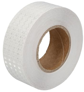 WOLFPACK LINEA PROFESIONAL Cinta Adhesiva Reflectante Blanca 50 mm. x 33 metros. Uso doméstico.