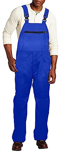 Pantalons de travail pour hommes étirables Grandes tailles - Pantalon à bretelles pour hommes avec boutons Salopette pour femmes Pantalon de plein air 90s Noir Salopettes Salopette de travail