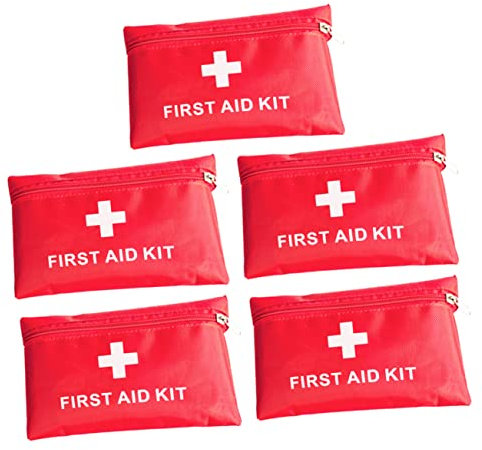 Ipetboom 5stücke Mini-tragbare Erste-hilfe-tasche Notfallbehälter Kompakt Und Leicht Für Reisen Wandern Camping Und Aufbewahrung Kleiner Gegenstände