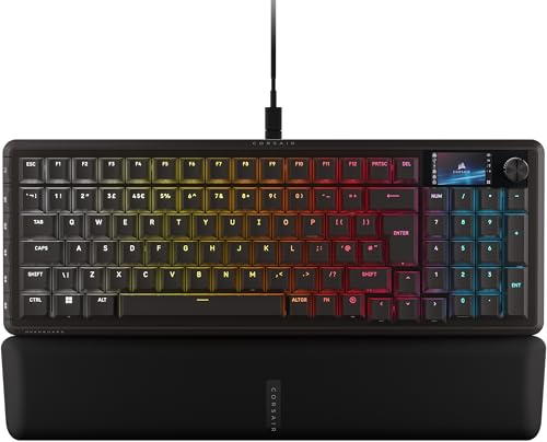 Corsair Vanguard PRO 96 Wired Hall Effect Magnetic Mechanical Gaming Keyboard – 96% Layout, MGX Hyperdrive Switches, 8000Hz Polling, Rapid Trigger, Virtual Stream Deck, SOCD Flashtap, QWERTY US