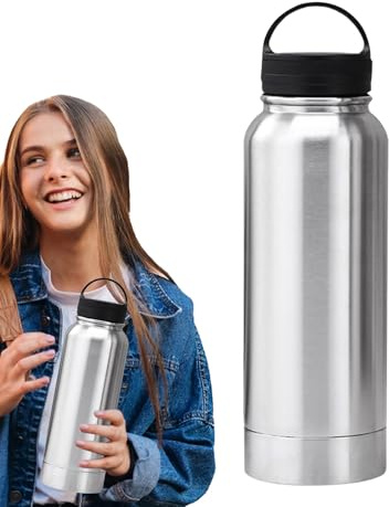 Botella de compartimento secreto - Tumbler seguro oculto, recipiente de agua de acero | Deportes de doble propósito con fondo oculto para el almacenamiento de objetos de , soporte de bebidas aisl