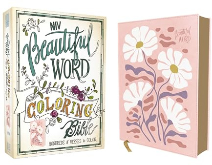 Niv, Beautiful Word Coloring Bible, Leathersoft, Pink: Hundreds of Verses to Color