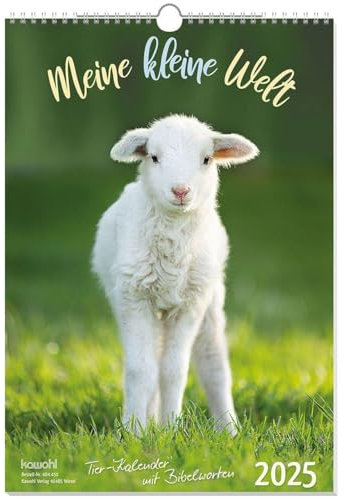 Meine kleine Welt 2025: Tierkalender mit Bibelworten