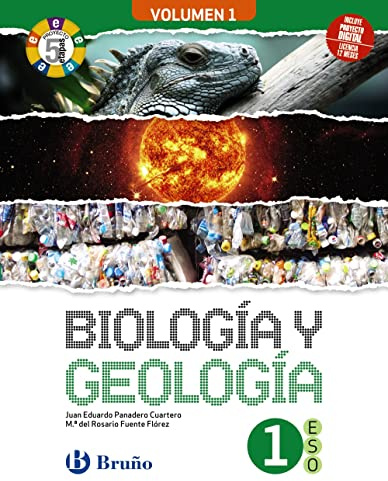 Biología y Geología 1 ESO 3 volúmenes Proyecto 5 etapas
