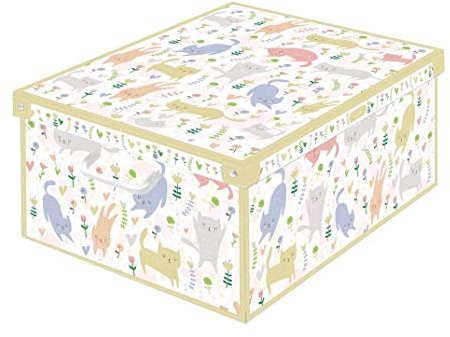 Collection Gatti Cats, decorative storage box, cardboard storage boxes with lids,storage boxes with lids and handles, clothes storage, toy storage, storage baskets, box storage, blanket box,