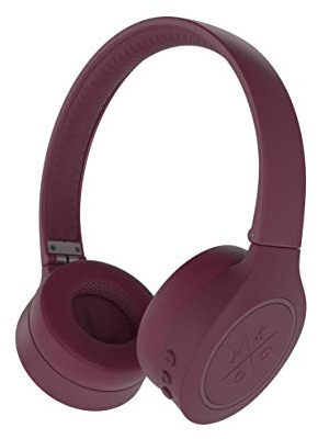 KYGO Casque Sans Fil Circum-Aural A4 / 300 BT, Bluetooth 4.2, sur oreille, Bordeaux