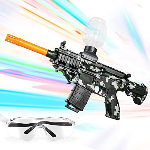 Gel Blaster, Dhapy M416 Electric Gel Blasters with 60000 Rounds and Goggles, Outdoor Activities Shooting Team Game Toy Gift for Teens Adults Aged 14+