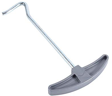 SPYMINNPOO Zelthering-Entferner, Stahlhering-Abzieher, Markisenpfähle, Haken-Entferner, Heber, Zelthering, Nagelzieher, Werkzeug für Camping