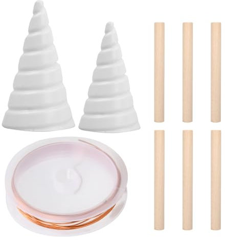 Kupferdraht 2,5m - Reiner 99,9% Kupferdraht für Elektrokultur, Gartenarbeit und Pflanzenpflege - Inklusive Wickelwerkzeug und 6 Stück Rundstäbe