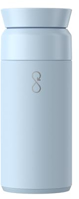 Ocean Bottle - Recycled Stainless Steel Brew Flask - Eco-Friendly & Reusable Bottle - 350ml (Ice Blue)