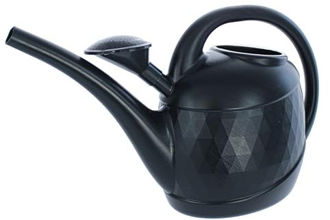 Design-Gießkanne 10L - Geometrische Eleganz für Moderne Gärten, Farbe Anthrazit, Made in EU