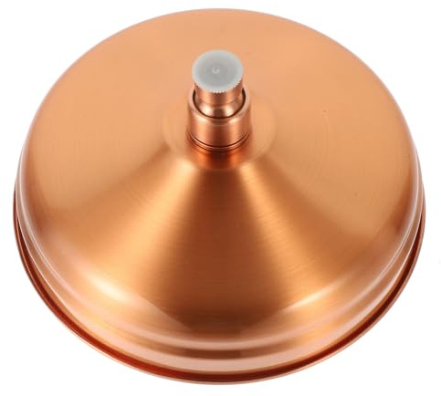 Operitacx Cabezal De Ducha De Cobre Antiguo 8 Pulgadas Rociador De Lluvia Redondo Con Boquillas De Silicona Para Baño Instalación Fácil Ideal Para Baño Clásico